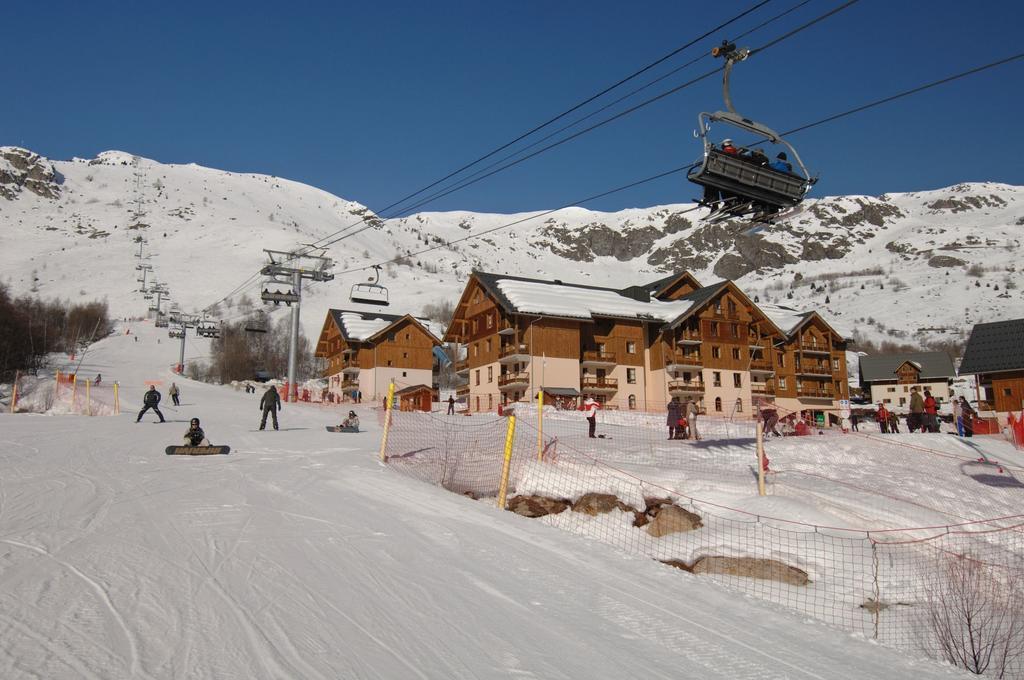 Résidence Prestige Odalys L'Orée des Pistes Saint-Sorlin-dʼArves Exterior foto